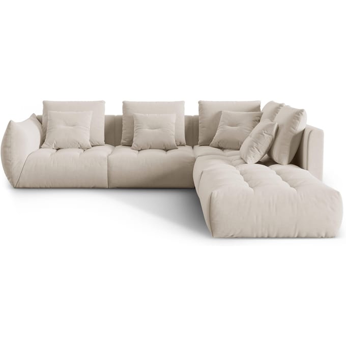 Hoekbank Bloom rechts 4-zits velvet | Micadoni