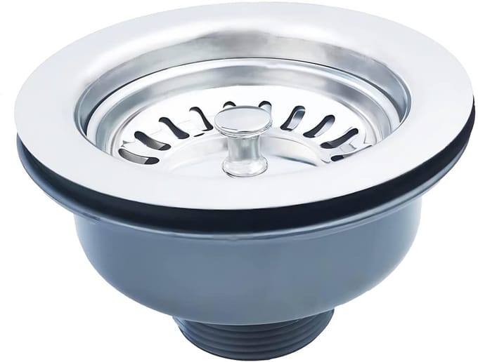 Qrity Afvoerfitting RVS zonder Overvolle Mand - Ø 114 mm - Modern Design