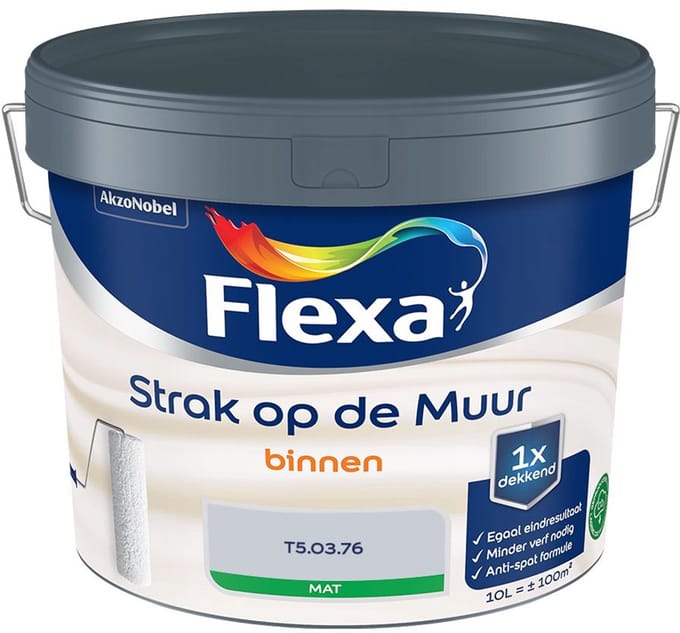 Flexa - Strak Op De Muur Binnen Mat - T5.03.76 - Mengverf - 10 L