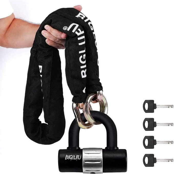 PromoHome Veiligheidsketting Vergrendeling met 4 Sleutels - 120cm