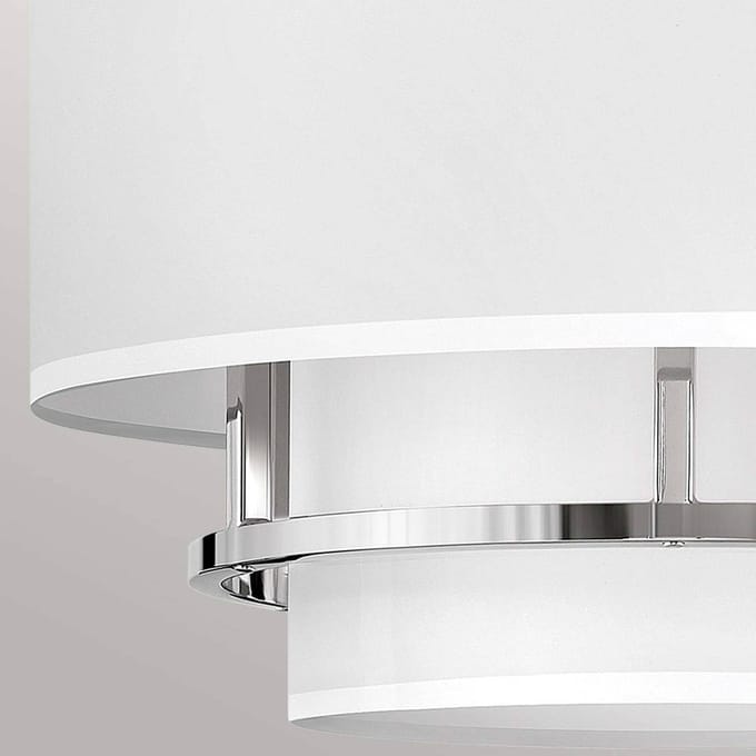 Hinkley LED Hanglamp Graham | 3X E14 Max 40W | Dimbaar | Polished Nickel