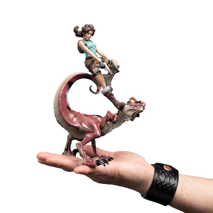 Weta Workshop - Tomb Raider - Lara Croft & Raptor Figure (Mini Epics) - Figuur