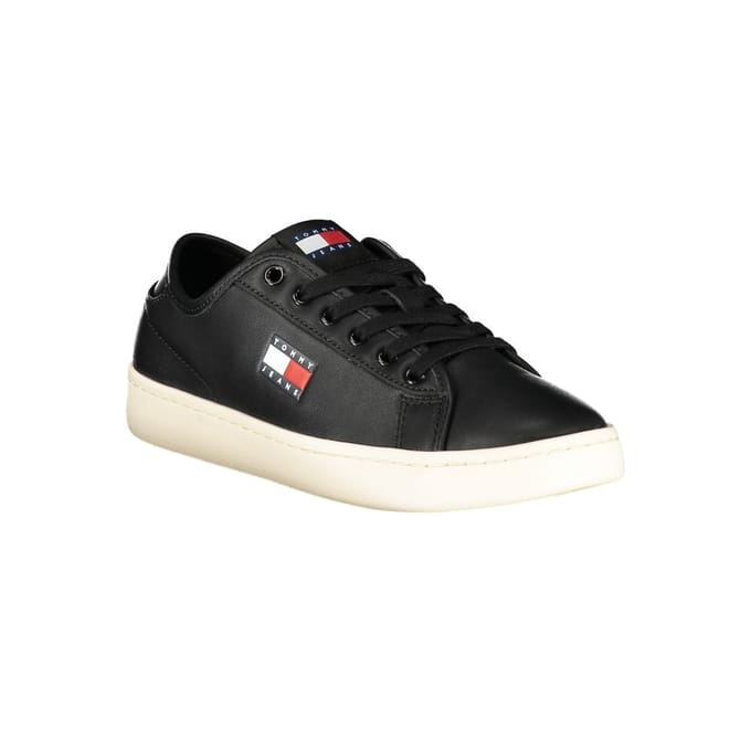 Tommy Hilfiger Zwarte Polyurethaan Dames Sneakers