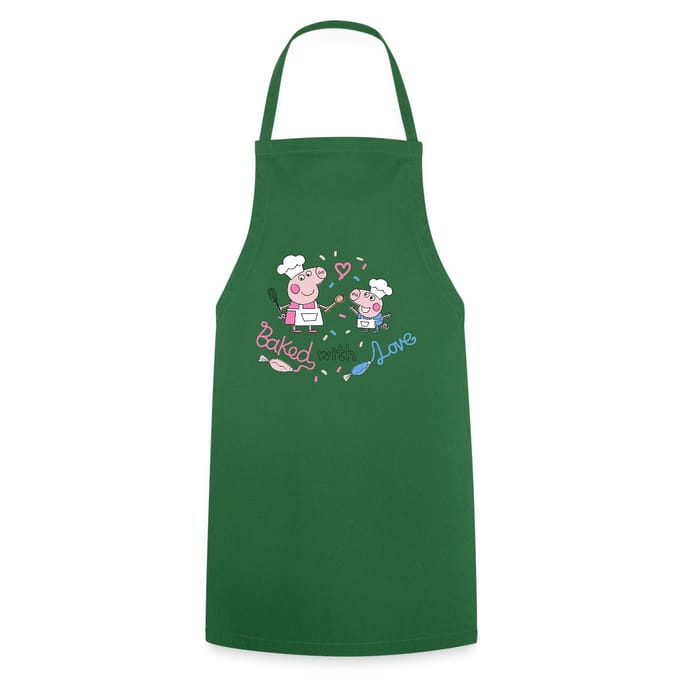 Peppa Pig Design Baked With Love Keukenschort