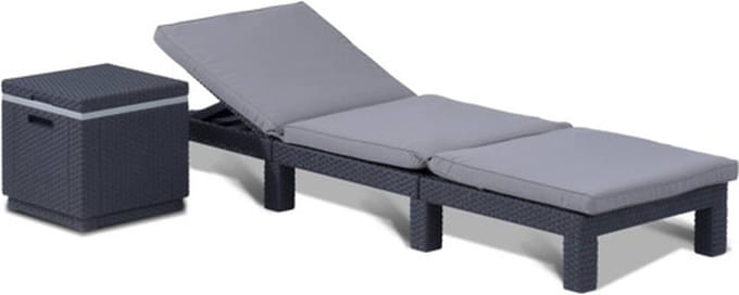 Allibert Daytona Ligbed - 195x65x22cm – Grafiet