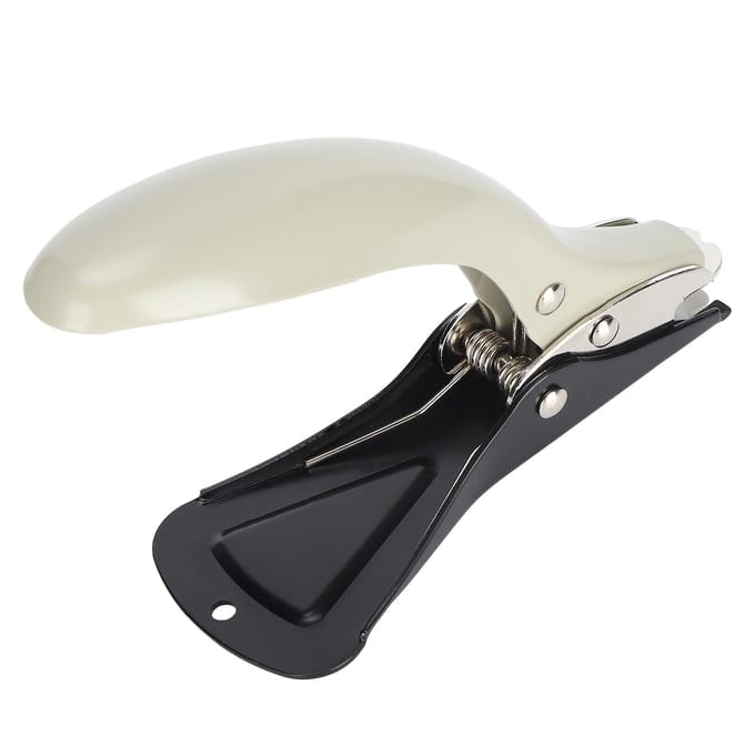 Nietjesverwijderaar 50 stuks, niet-aaneengesloten, binnen 25 mm (1,0 inch), koolstofstaal, zwaar uitgevoerd, ergonomisch ontwerp white