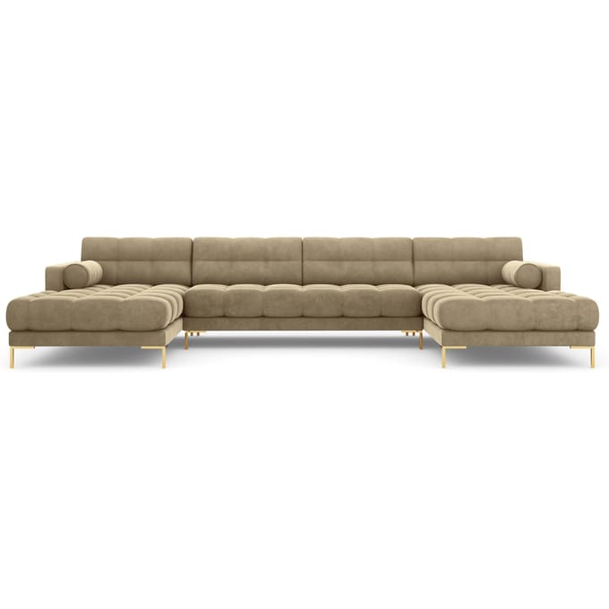 U-hoekbank Bali velvet | Cosmopolitan Design