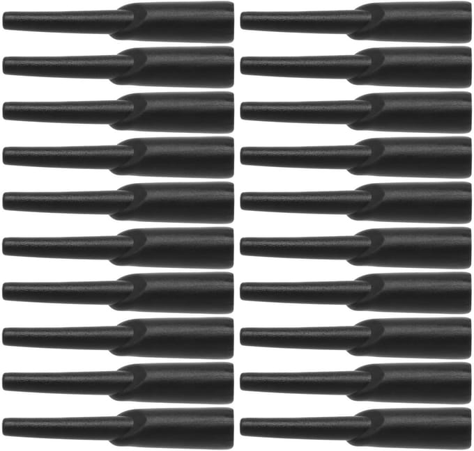 Dailygoods- Chod Bufferparelhouder 50 stuks - Rubber - Draaibare Aansluiting - Hengelaccessoires - Duurzaam - 33 x 6 mm