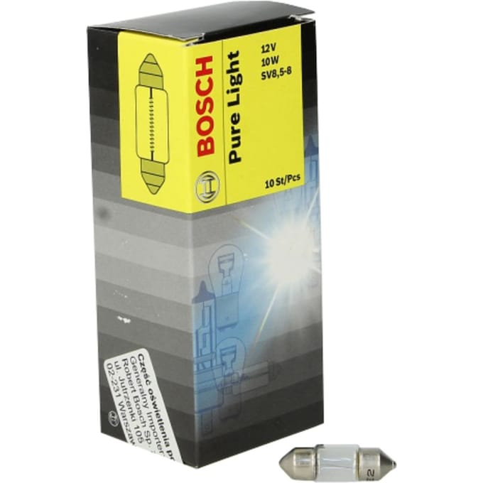P27/7w lamp BOSCH C10W Pure Light 12V, 10W