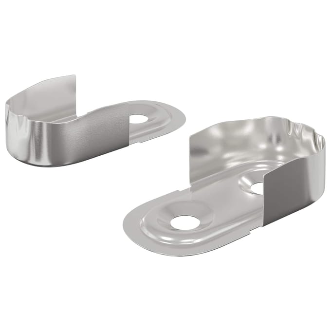 vidaXL - Kledingroedeinde - 2 - st - Wit - Zink - 40 - x - 18 - x - 10 - mm - IJzer