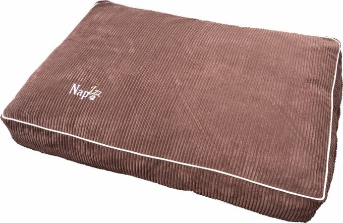 NapZZZ ribbed kussen XLarge 120 x 80 x 20 cm Bruin
