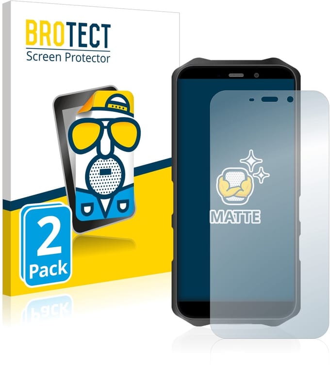 BROTECT - Screenprotector voor Oukitel WP12 Pro - Folie Beschermfolie matte 2 Stuks