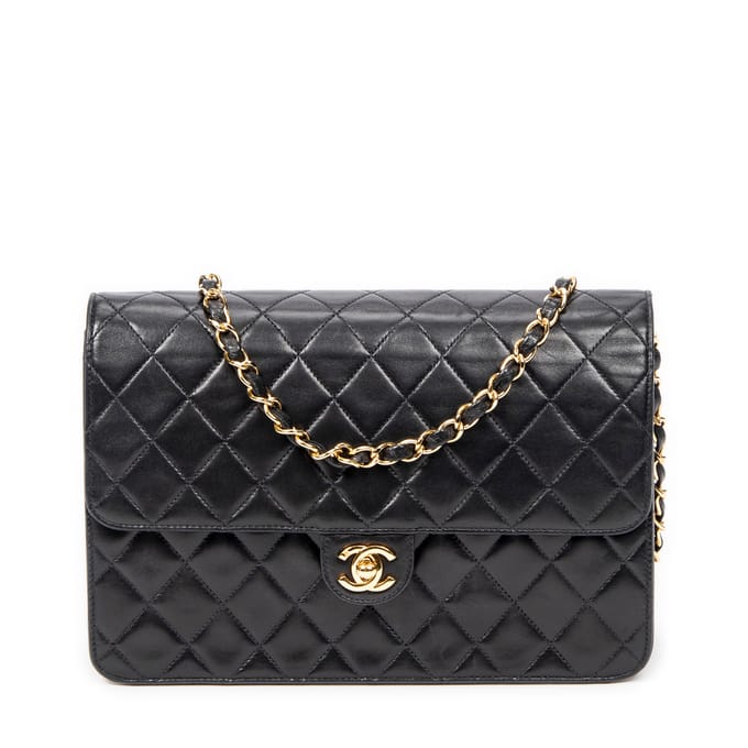 CC Push Lock Straight Single Flap  Schoudertas