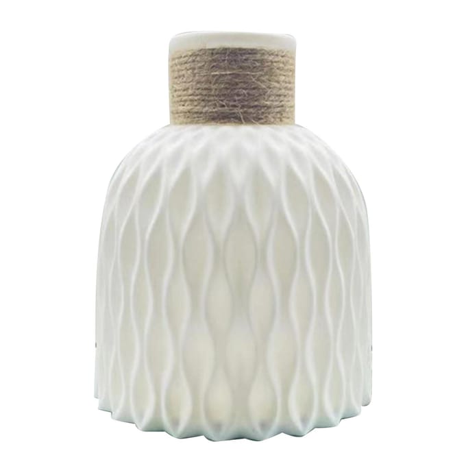 Pot de Fleurs de Bureau Pot de Plantes Forme Ananas Mignonne Décoratif Multifonctionnel Jardinière de Bureau pour la Maison blanc