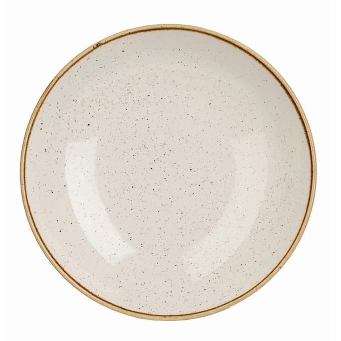 Churchill Stonecast Barley White Coupe Kom 24.8cm (12 stuks)