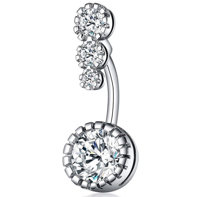 Navel Piercing - Zilver