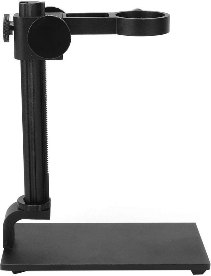 Dailygoody - Microscoop Houder - Verstelbare Stand - Professionele Kwaliteit - Zwart - Geschikt voor Digitale Microscopen - Duurzaam en Stabiel