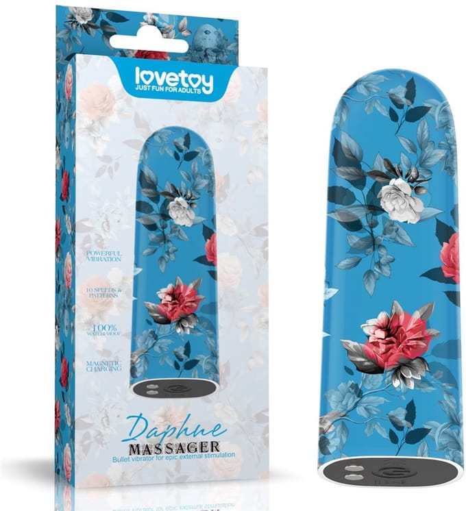 LOVETOY - Vibrating Cockring Power Clit Blue