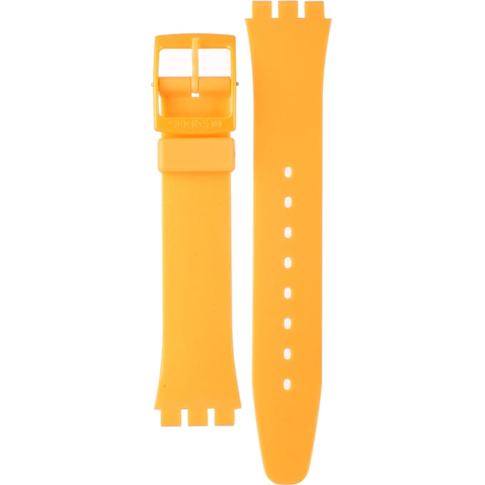 Swatch Plastic - Originals Medium (34mm) /Access/Solar/Musicall/Stop - G/SK/SL/SR/SS/SO28 AGJ132 GJ132 Flaky Yellow Horlogeband