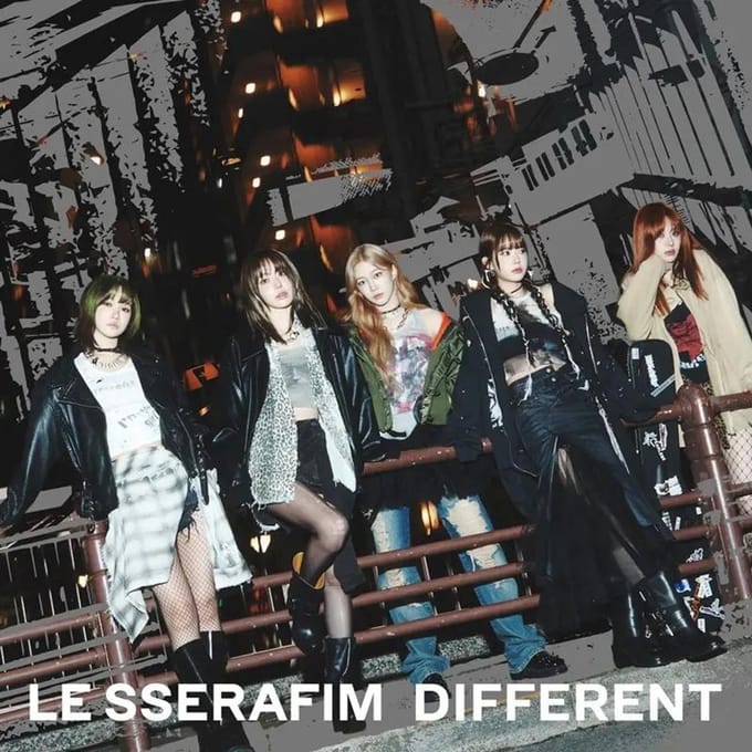 LE SSERAFIM - [DIFFERENT] Album Single Japonais 4ème STANDARD