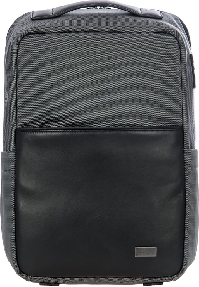 BRIC'S Laptop rugzak Rugzak met laptopvak Monza Backpack Grey / Black Donkergrijs