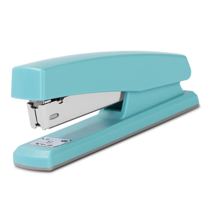 Agrafeuse Capacité 20 feuilles Taille moyenne Ergonomique Multifonctionnelle Facile à utiliser Agrafeuse pour bleu clair