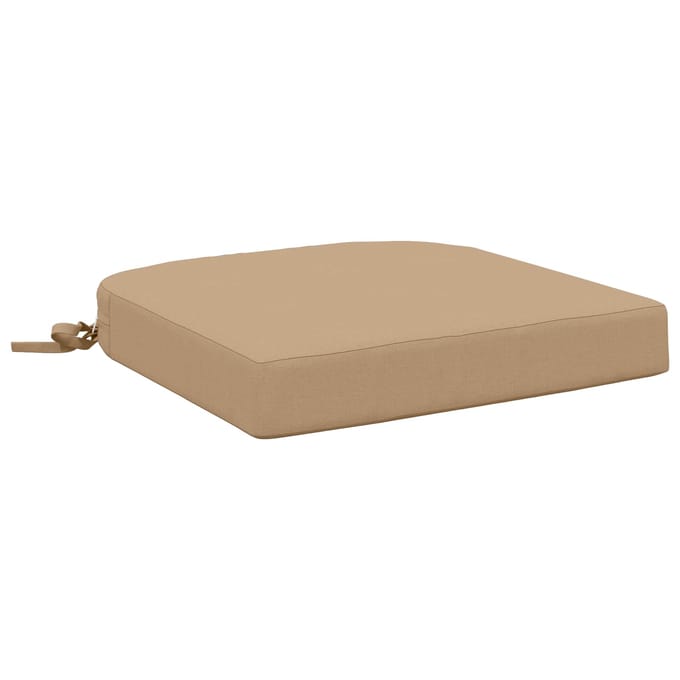 vidaXL - 1-delig - zitkussen - SOEST - 100% - Polyester - Zand - 45 - x - 45 - x - 7 - cm