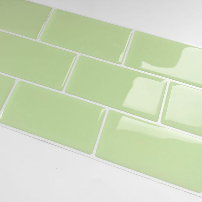 Dailygoods- Wandtegelsticker 3D - Zelfklevend - Waterdicht - Vinyl