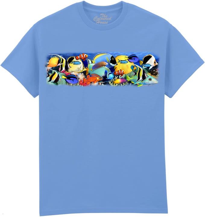 Vissen Fish Alive The Coloured House T-shirt M