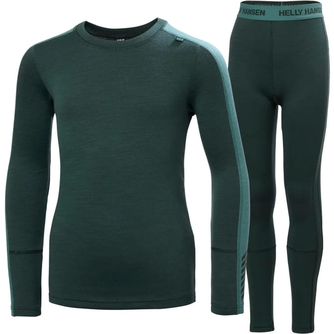Helly Hansen Lifa Merino Midweight, set, junior, groen