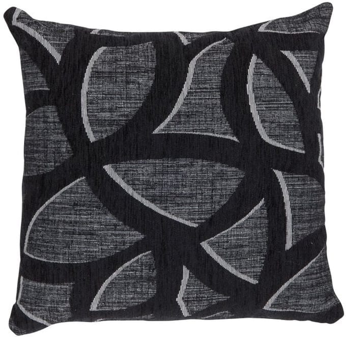 Zaragoza kussen zwart 45x45cm