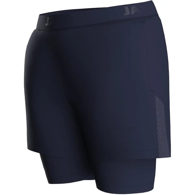 Jako Power 2-In-1 Short Dames - Marine | Maat: 44