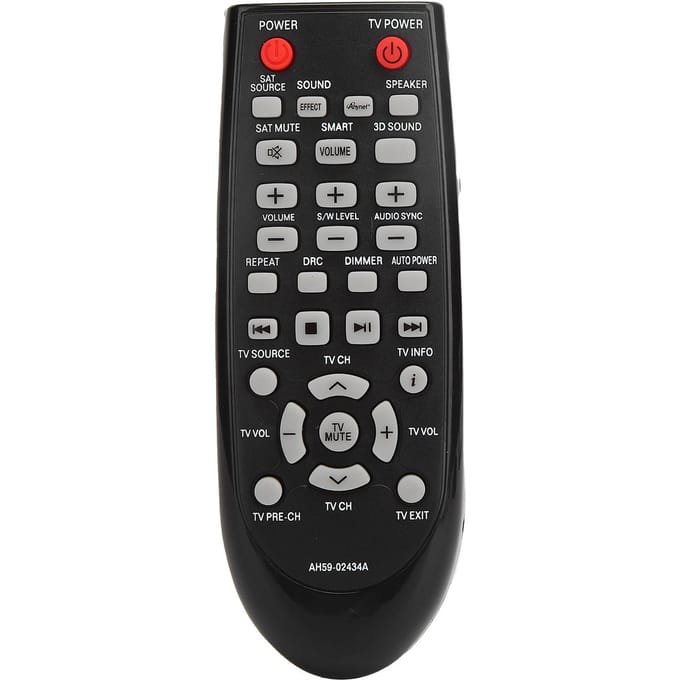 Audio Luidspreker Afstandsbediening Vervanging Geschikt voor Samsung AH59?02434A Luidsprekerbox gray