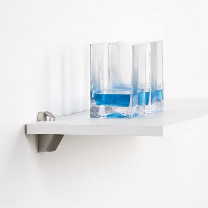 Duraline Clip - Wandelement - Wit - Metaal - Set van 2