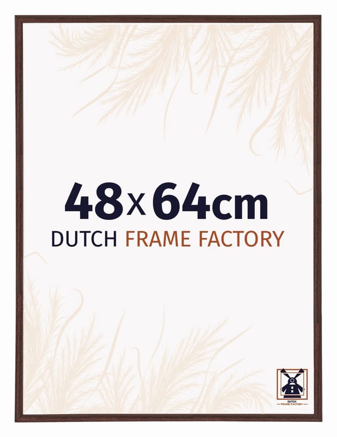 Fotolijst 48x64 cm - Kunststof - Bruin - Angers