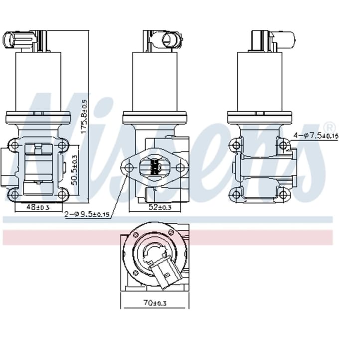 EGR-klep NISSENS 98180
