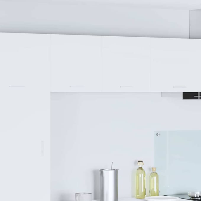 vidaXL Hangkast met opslag 2 pcs Wit 40 x 31 x 40 cm Bewerkt hout