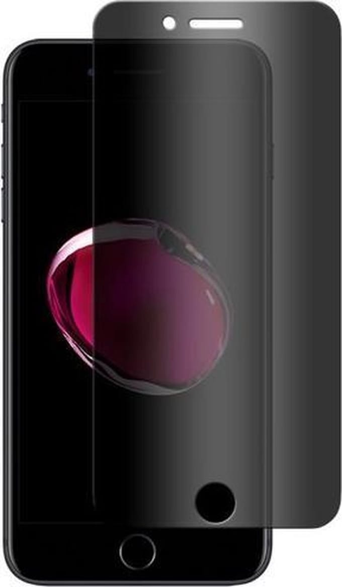Pearlycase..Privacy tempered glass / glazen screenprotector voor iPhone 8 Plus
