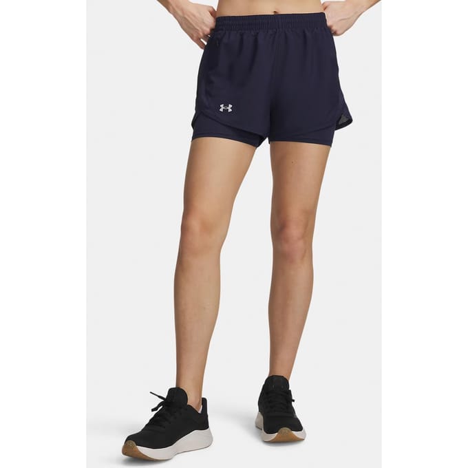 Under Armour Fly By 2in1  Hardloopshorts Dames