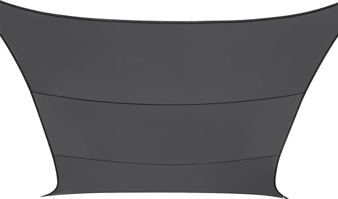 Practo Garden - Schaduwzeil - Vierkant - 3.6 x 3.6 m - Antraciet