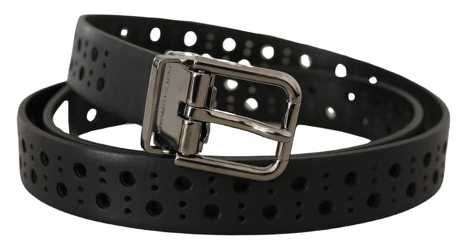 Geperforeerde Leren Riem