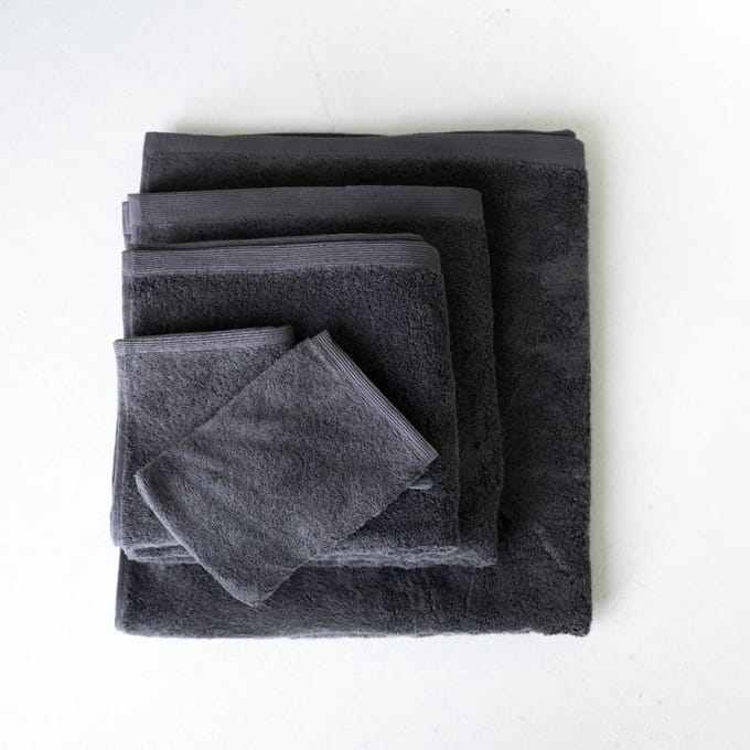 Linolux Handdoek Home Anthracite 60x110