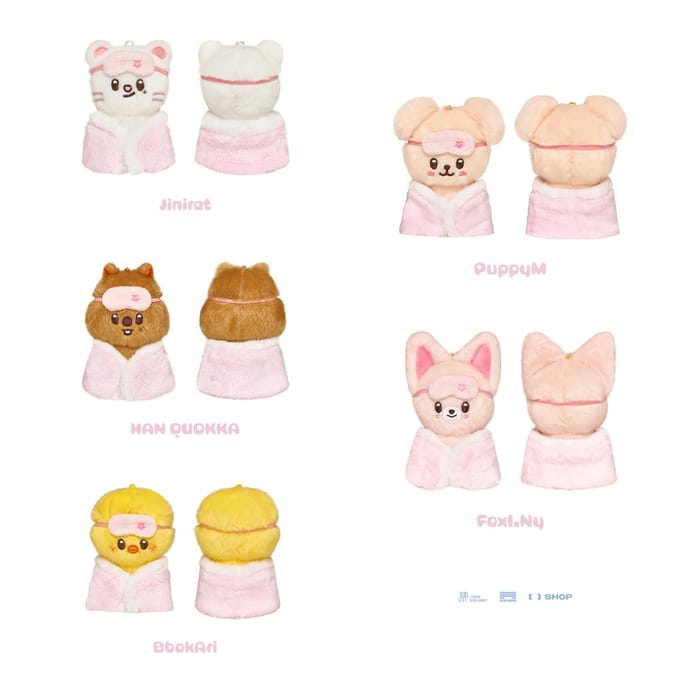 Stray Kids - SKZOO Pluche 10cm Ver. - Verblijf in Ons Kleine Huis FoxI.Ny