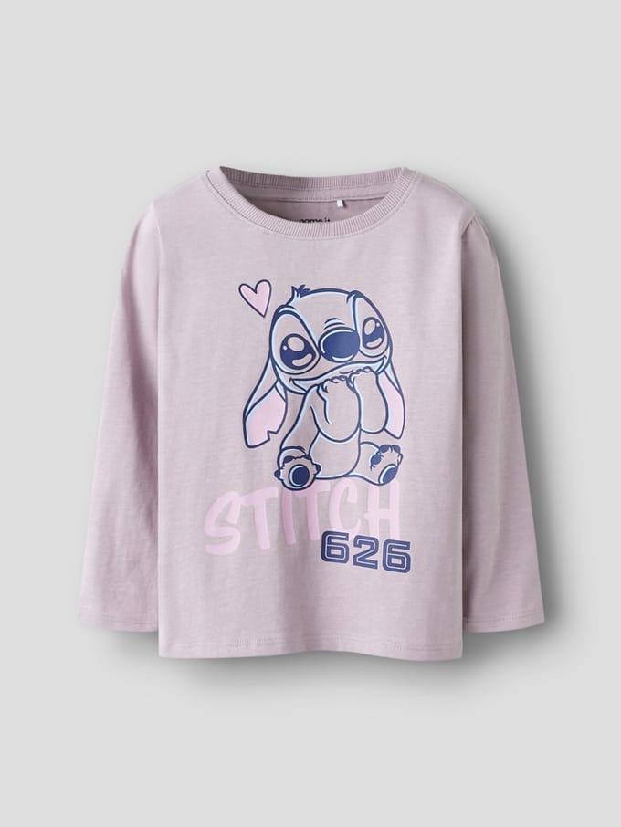 NAME IT - NMFVOSLA STITCH LS TOP WDI - Meisjes - Lange mouwen shirts