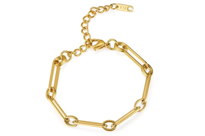 Di Lusso paperclip schakel armband Ulvi
