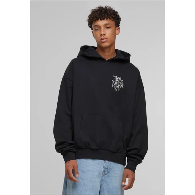 Oversized sweatshirt met capuchon Upscale Not Like Us