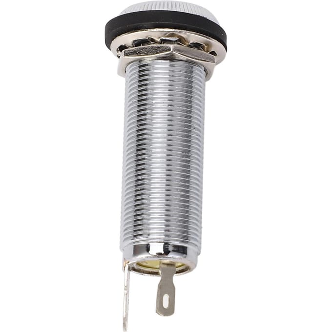 Gitaar Bas Barrel Jack Socket 6.35mm Messing Mono Cilinder Input Output 3 Pins Elektrische Gitaar Onderdelen gray
