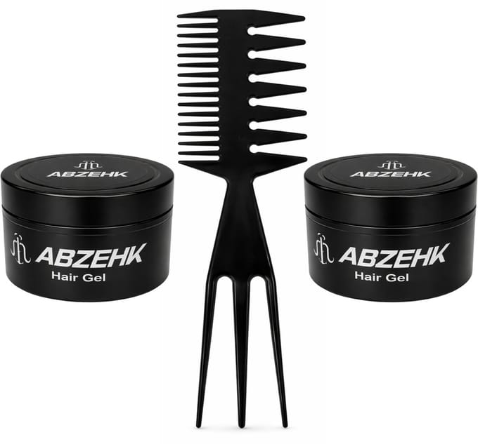 Haargel - Ultra Hard Touch - Transparant - 450ml - Abzehk - Met Styling Kam - Haarstylingtools