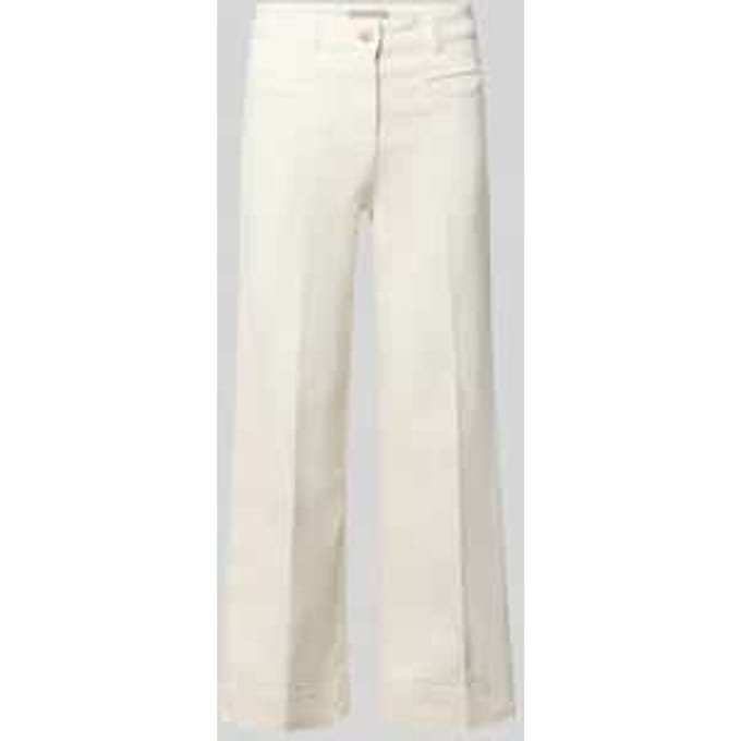 Kort jeans met paspelzakken