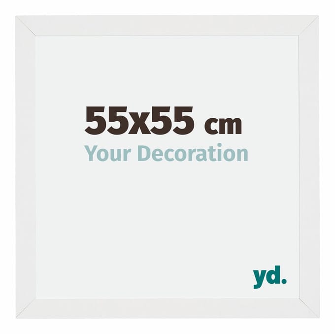 Your Decoration - Fotolijst 55x55 cm - MDF - Wit Hoogglans - Mura